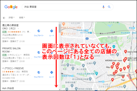 Googleマイビジネスの表示回数とは？