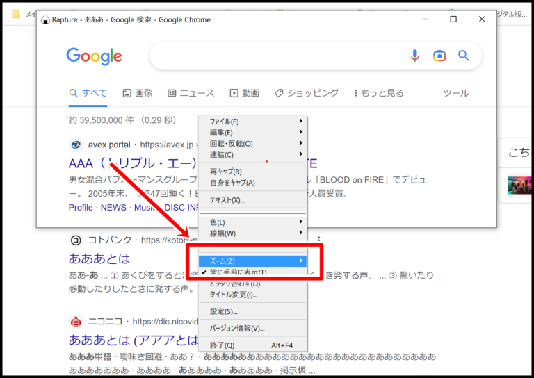 Rapture（おにぎり）の使い方
